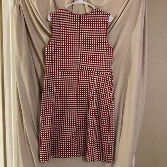 Lands' End Red and White Checkered Dress - Picture 2 of 3